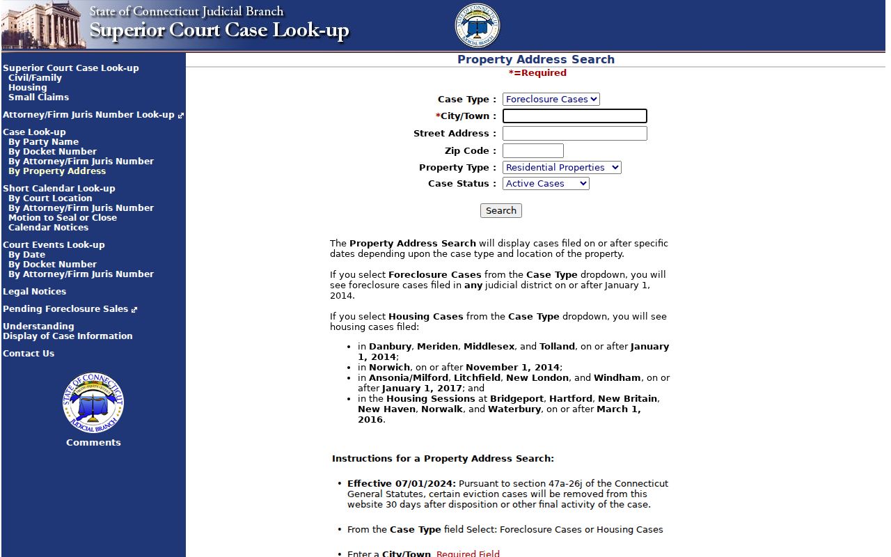 East Haven street directory civil property address search